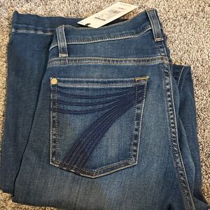 7 For All Mankind Women's 26/34 Melrose Dojo Trouser Jeans